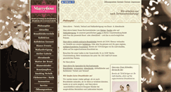 Desktop Screenshot of marry-me-verleih.de
